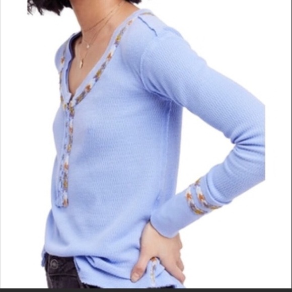 Free People Tops - Free People Thermal Henley Top